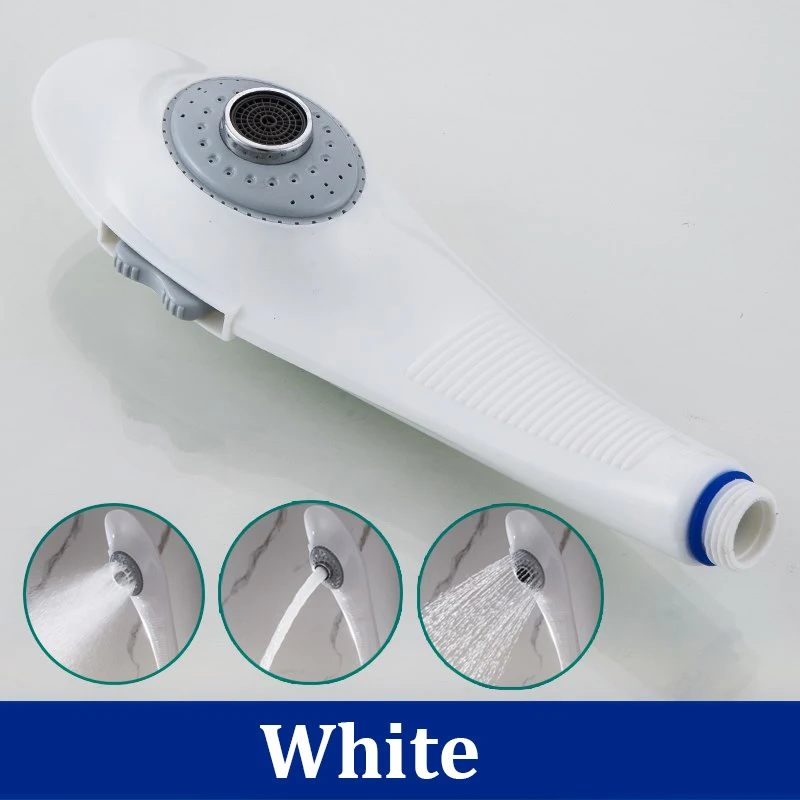 White Vidric насадка для душа многофункциональная Гальваническая ABS Дождь душ ручной держатель ванная душевая головка s Bionic Dolphin дизайн B001 - Цвет: White