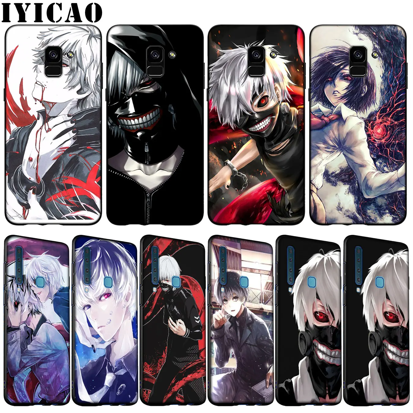Anime Tokyo Ghoul Kaneki Case for Samsung Galaxy A51 A71 A81 A91 A41 A21 A11 A01 A2 Core J8 J7 J4 J6 Plus Prime 2018 |
