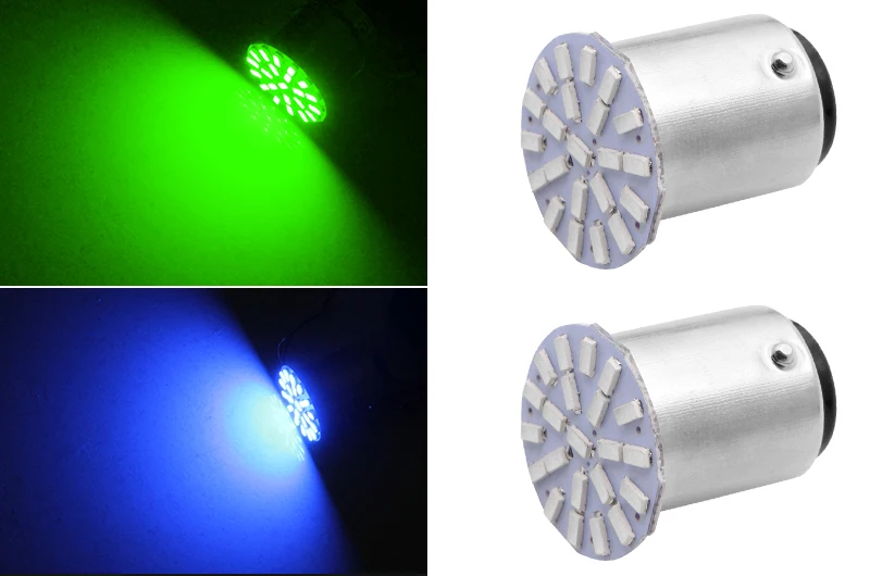 1 шт. Лидер продаж 12V 1156 1157 22SMD P21W BA15S BA15D светодиодный автомобильная лампа авто передний стоп-сигналы поворота фонари Габаритные светодиодные лампы накаливания