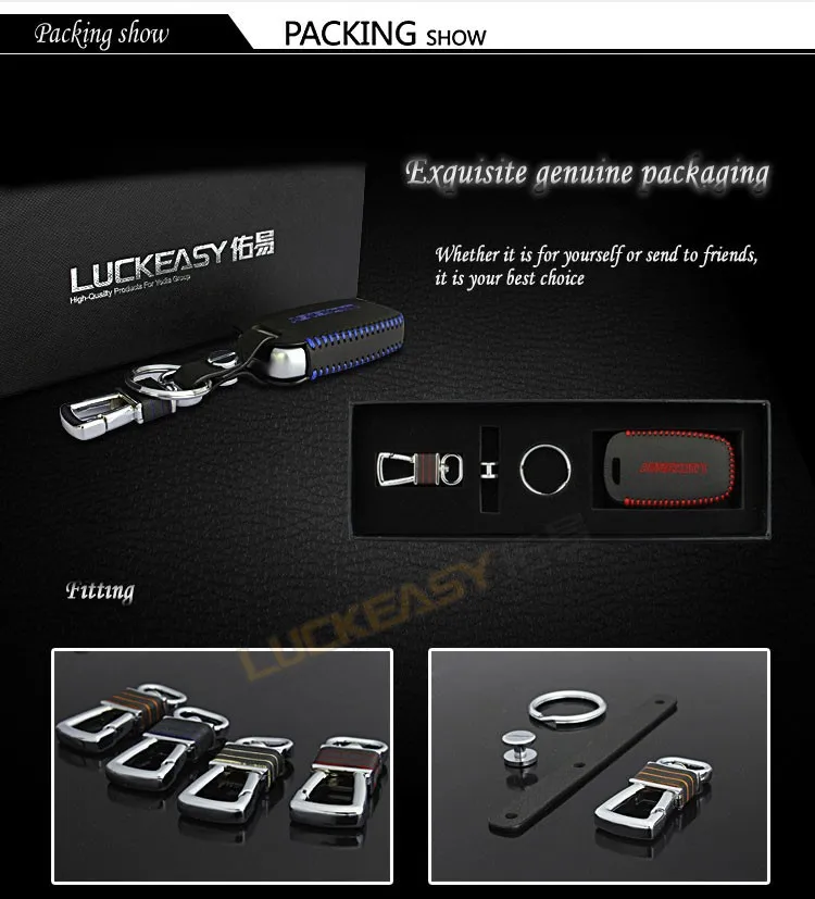 Luckeasy ключница для honda odyssey elysion Натуральная кожа кошелек чехол для дистанционного ключа от машины крышка key2s