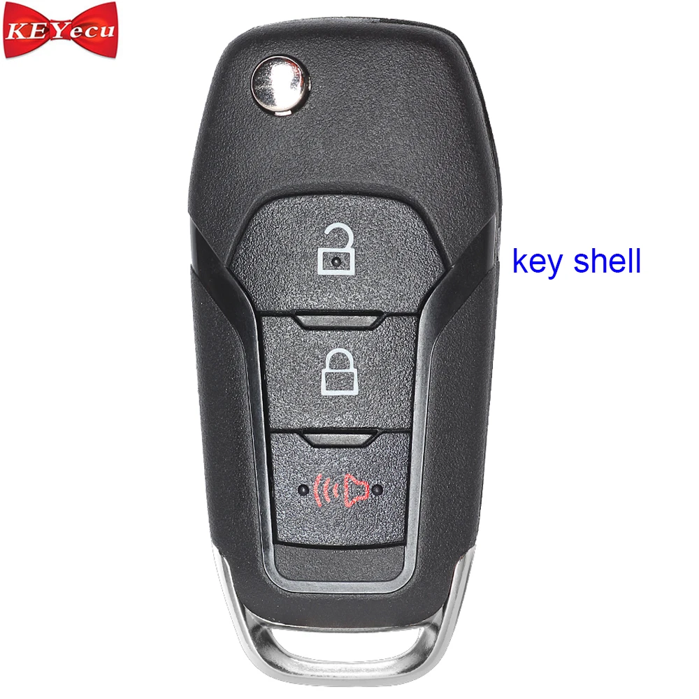 KEYECU для Ford EcoSport F-150 F-250 F-350 F-450 F-550 Explorer дистанционный ключ для автомобиля в виде ракушки чехол для ключей для N5F-A08TAA