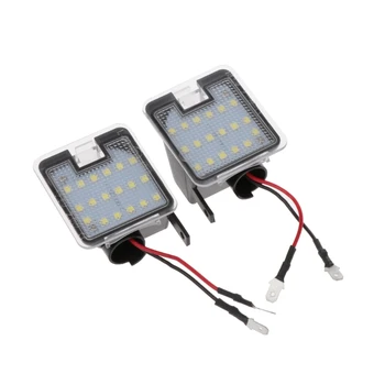

Two Sides Rear View Mirror LED Puddle Lights For Ford C-max Kuga Escape Mondeo E7CA