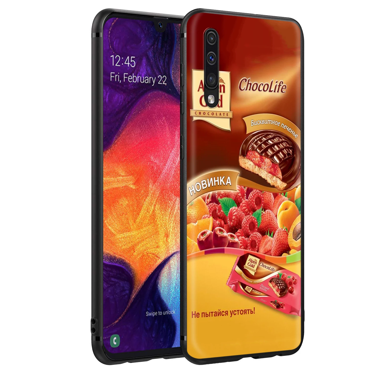 Мягкий силиконовый чехол YIMAOC Alenka Alpen с золотым шоколадом для Samsung Galaxy S6 S7 Edge S8 S9 Plus