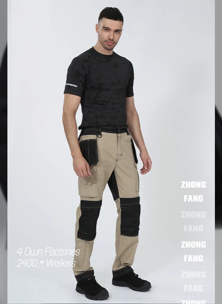 khaki cargo pants Men's Multi Functional Pants Breathable Autumn Safari Style Long Trousers Male Wear-resistant Oxford Cargo Pants Free Shipping black cargo pants