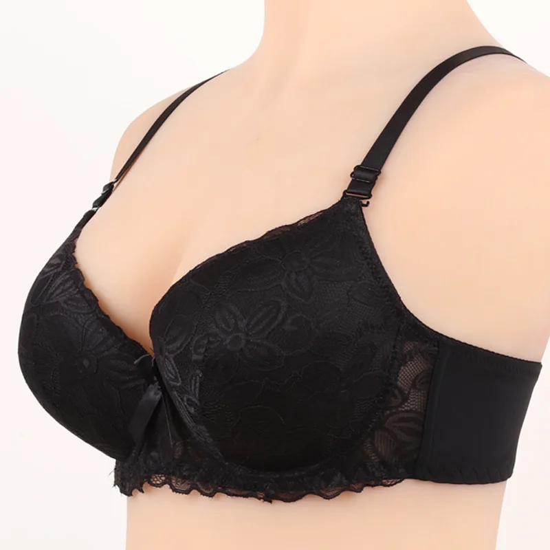 Sexy Bras Women Unlined Push Bras Plus Size Underwire Brassieres Femme Full Coverage Soft Underwear Comfort Lingerie Bralette Bh