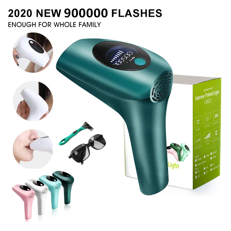 900000 Flashes Laser Epilator Women Electric Painless Permanent IPL Photoepilator Hair Removal depiladora Epilator