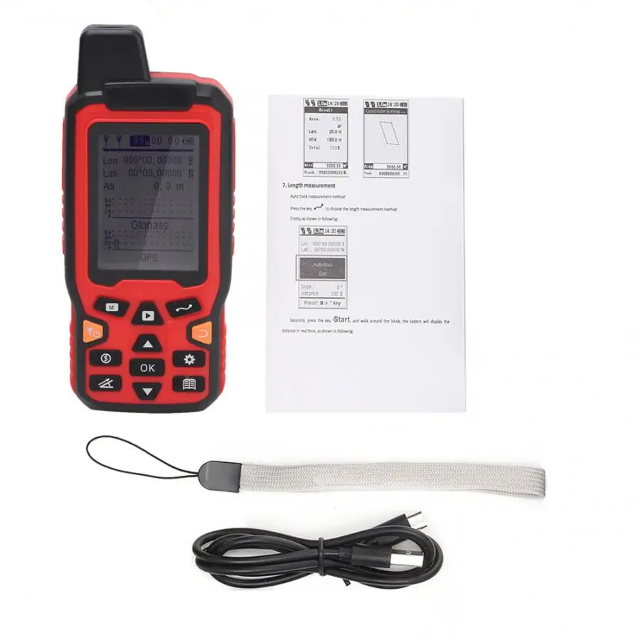 Ручной GPS навигатор с USB и дисплеем 2 4 дюйма 100 240 В|Лазерные дальномеры| |