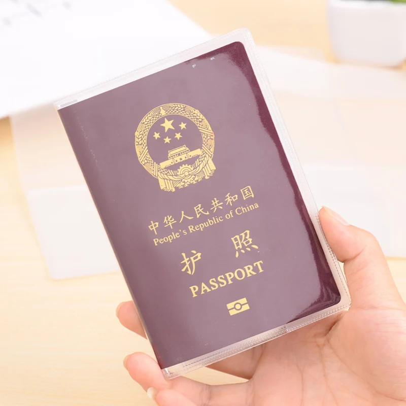 Водонепроницаемая Прозрачная Обложка на паспорт ПВХ дорожный ID держатель для карт бизнес кредитный держатель для карт грязный чехол для паспорта кошелек Tarjetero