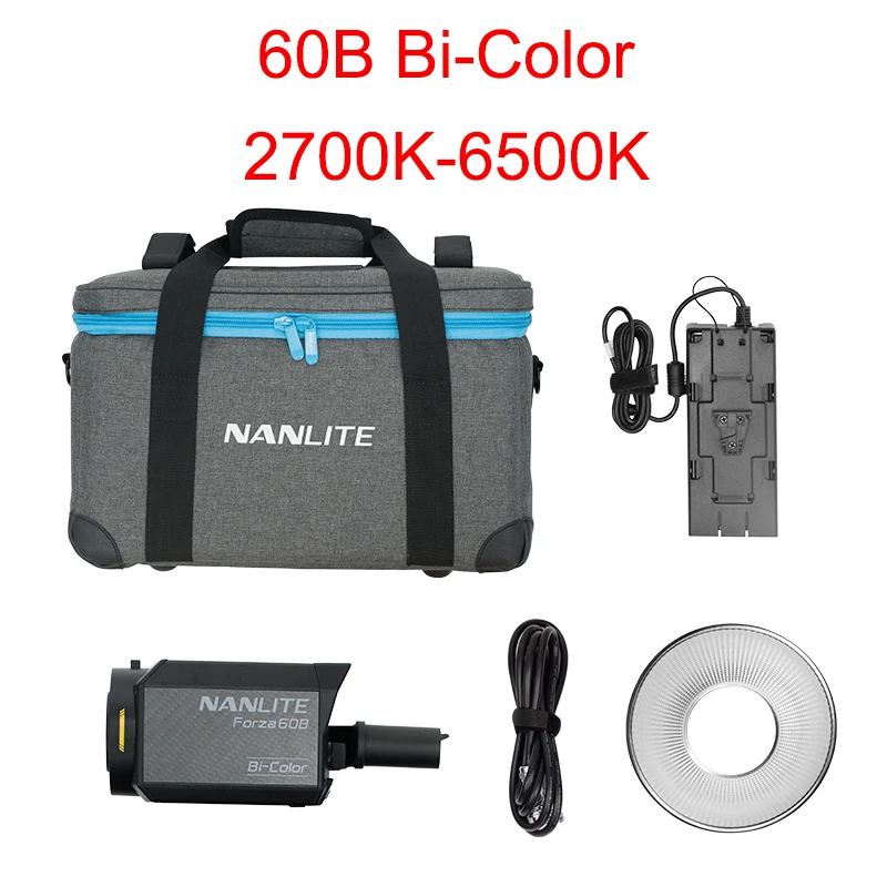 Nanguang Nanlite 60 60B светильник для фотографии ing Вт Светодиодный 6500K наружный моно COB