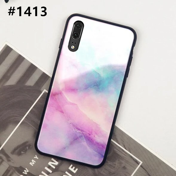 Для samsung Galaxy A70S A50S A40S A30S A20S A10S чехол Мрамор Стекло Твердый переплет для samsung A10 A20 A30 A40 A50 A70 красочный чехол - Цвет: 1413