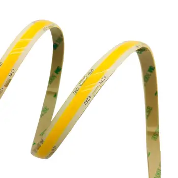 

5V/12V/24V cob led strip density and no spot 405nm/3000K/4000K/6000-6500K/Yellow