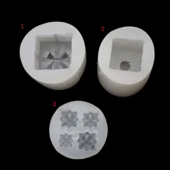 

Epoxy Resin Candle Silicone Mold Christmas Gift Box Aroma Gypsum Mold Diy Craft Party Decor Soap Resin Casting Making