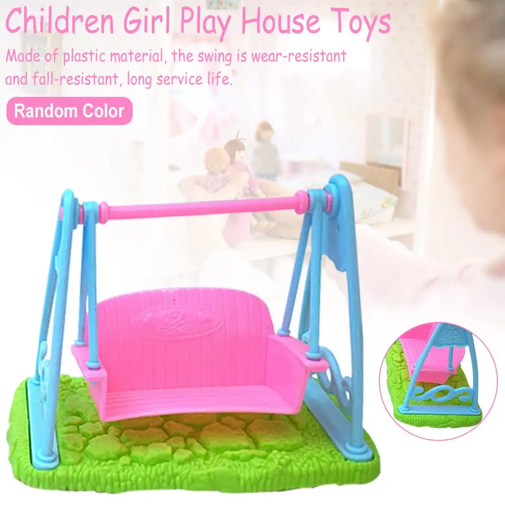 1 шт./компл. аксессуары для кукольного домика имитация мини качелей детские