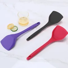 Еда Класс силиконовая лопаточка кухонная лопатка цельное антипригарный горшок устойчивого к высоким температурам Ladel кухонная лопатка