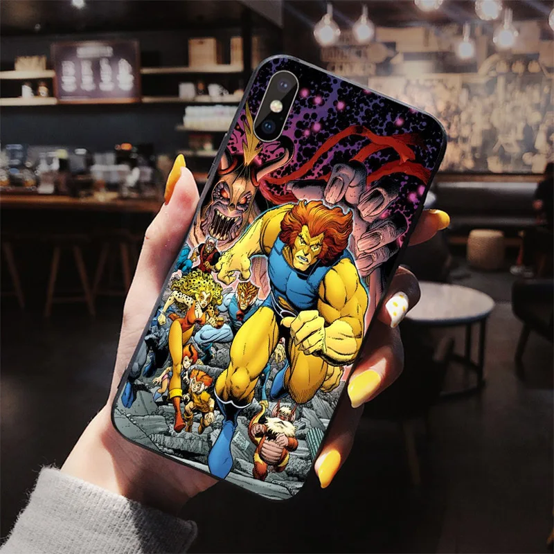 Чехол для iphone XR X 11 pro xs максимальный Чехол 7 8 6s 6 plus Мягкий чехол 5s se 5 animation Thundercats TPU силиконовый чехол мультяшный чехол