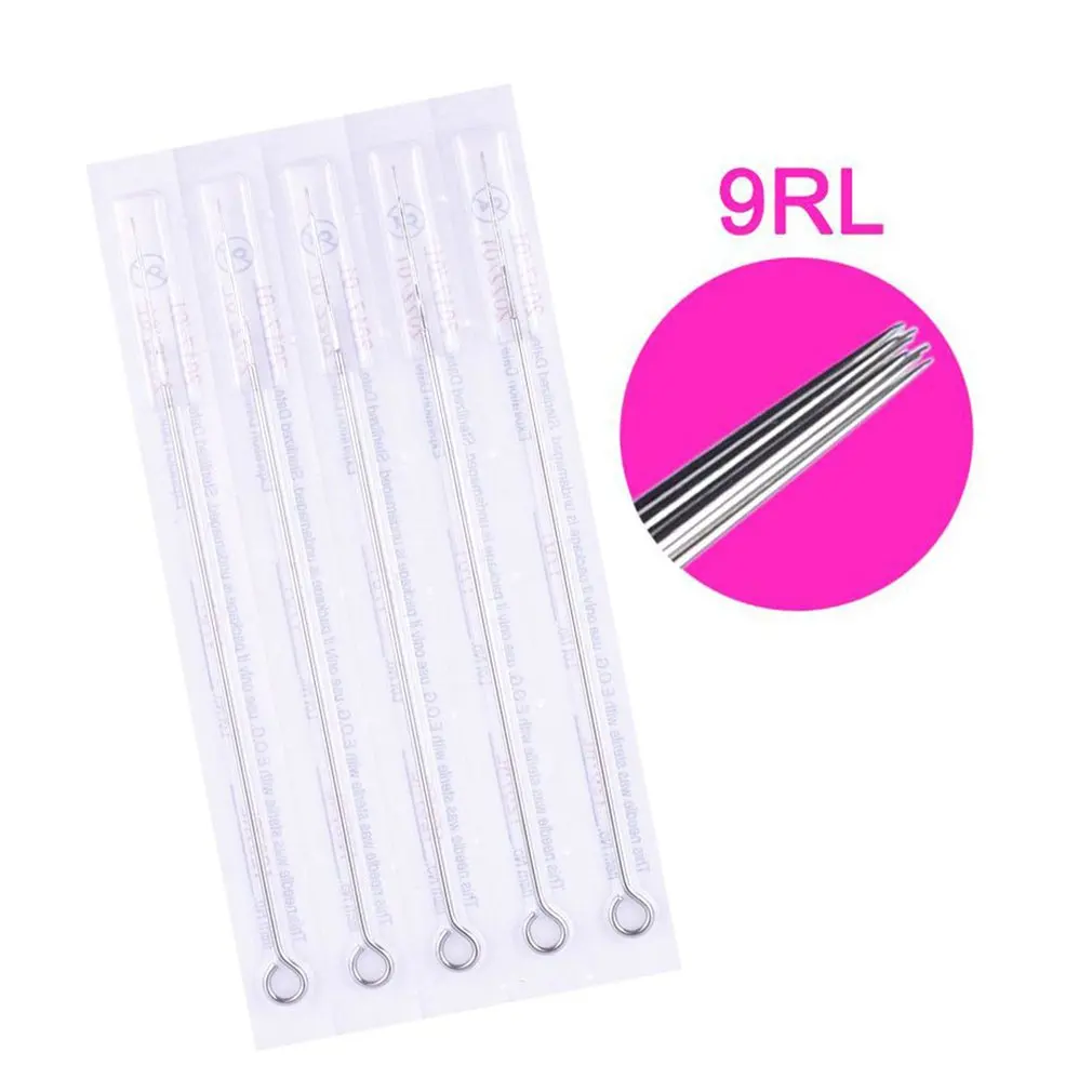 

5 /50/100 sticks 9RL tattoo needle Premium Tattoo Needles for DIY Hand Poke Stick