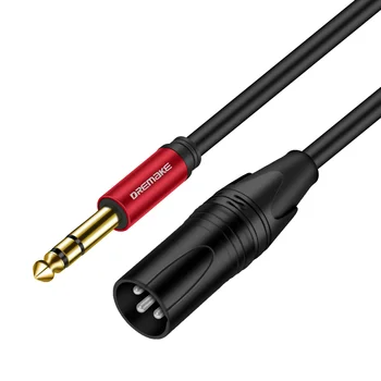 

6.35mm to XLR,Jack 6.35mm (1/4 Inch) TRS Male to 3 PIN XLR Male Balanced Interface Cable