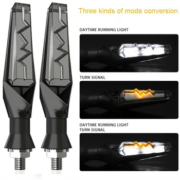 

2* Turn signal Motorcycle LED Turn Signal DRL Sequential Flowing Light