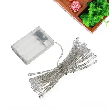 

Light String 40LED 9 Color Strip Party Bulbs W/Battery Box 4M Fairy Fairy Fairy Xmas Tree Bright Decor