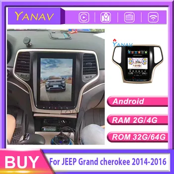 

Car Multimedia player car Stereo For-Jeep Grand Cherokee 2014-2016 car GPS Navigation car Radio player touch Screen vertical HD