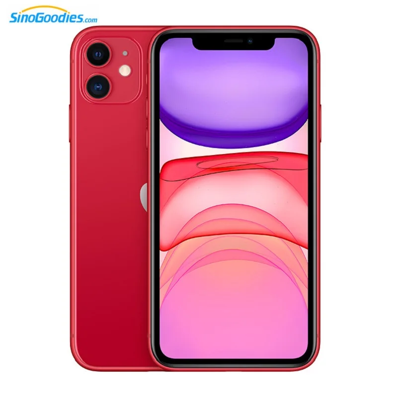 Новая китайская версия, две Sim карты, iPhone 11 6,1 дюймов OLED Дисплей 4 аппарат не привязан к оператору сотовой связи с двумя камерами смартфон 64/128/256 ГБ Встроенная память A13