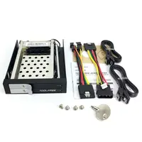 TOOLFREE 2.5 inch Floppy Disk Drive Tray Single/Double Bay Disk Drive SATA 6Gbps for HDD/SSD Hard Disk Enclosure Extraction Box - Image 2