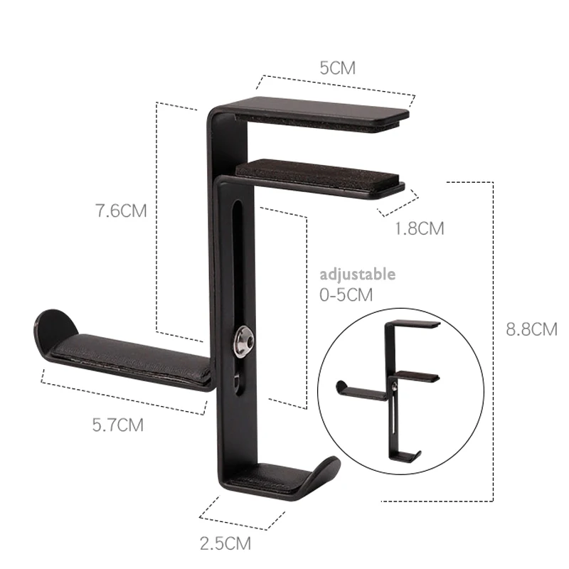 Складная подставка для наушников настольный держатель кронштейн гарнитуры