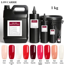 1 KG Bulk Package UV Gel Nail Polish Rubber Base Coat Tempered No Sticky Top Coat Soak off UV Gel Lacquer 276 Bright GelColor 1 KG Bulk Package UV Gel Nail Polish Rubber Base Coat Tempered No Sticky Top Coat Soak off UV Gel Lacquer 276 Bright GelColor