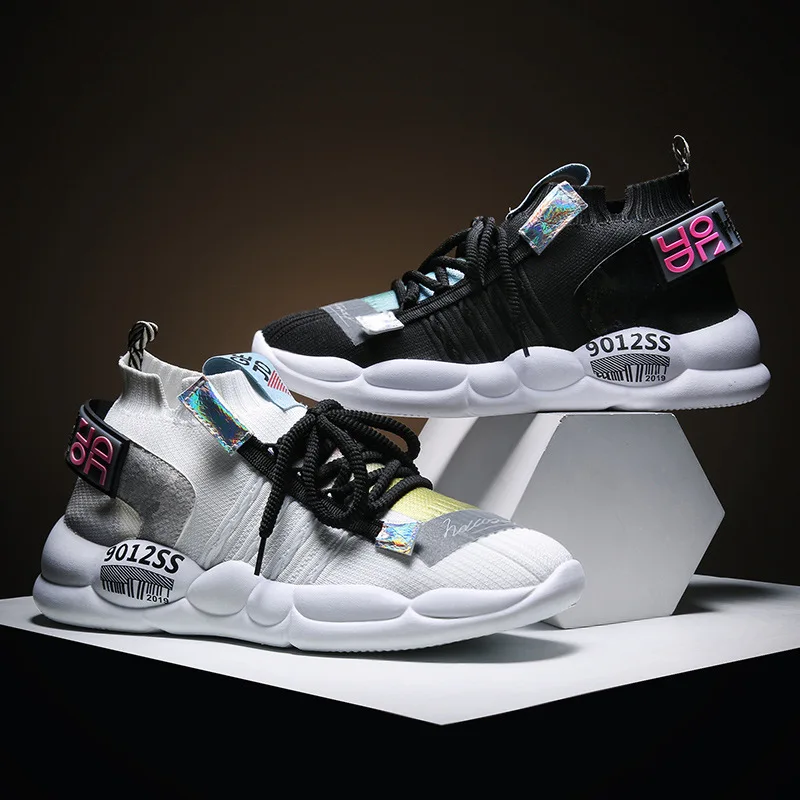 

2019 Summer New Style Reflective Hong Kong Style Dad Shoes Couples INS Ultra-Fire hong zhi Smoked Shoes Thick Bottomed Sports Ru