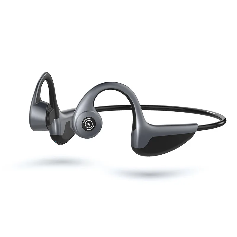 Беспроводная bluetooth-гарнитура с датчиком кости 5,0, Высококачественная Водонепроницаемая Складная проводящая гарнитура с микрофоном для бега