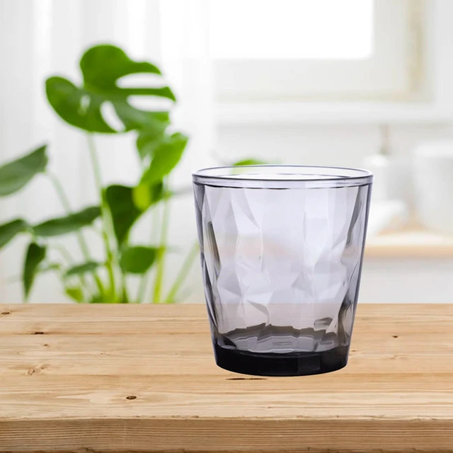 300ml Clear Acrylic Plastic Cup Drinking Glass Tumbler Reusable Unbreakable