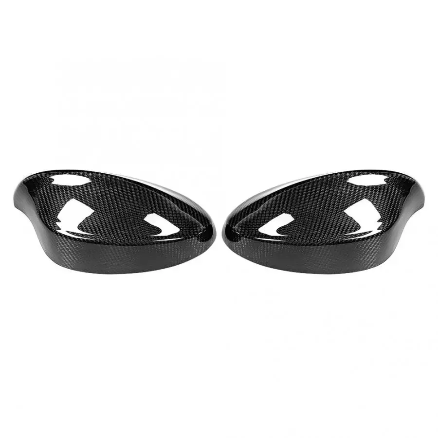 1 Pair Left And Right Hand Drive Carbon Fiber Rearview Mirror Cover Fit for E90 3 Series 4 Door Sedan 2005 2006 2007 2008