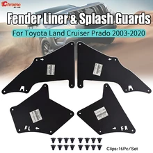 Für Toyota Land Cruiser Prado J120 J150 Kotflügel Splash Schild Schlamm Flaps Guards Fender Liner 2003 2004   2017 2018 2019 2020