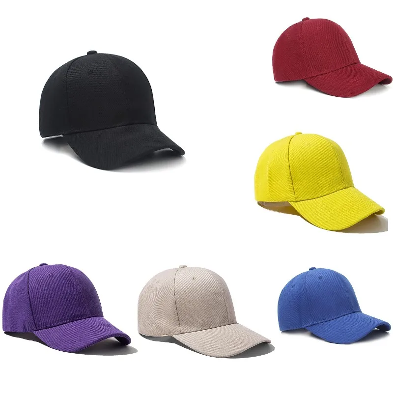 

Summer Autumn Fashion Soild Men Women Plain Curved Sun Visor Baseball Cap Adhesion Hat Hip Hop Adjustable Cool Sunhat