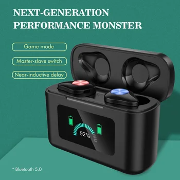 

X16 TWS Gaming Earbuds Wireless Bluetooth Earphones Touch Control Stereo Headset Wireless Earphone Bluetooth