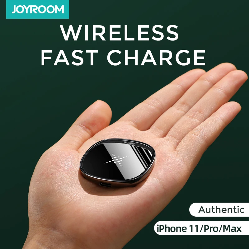 Joyroom 10 Вт Быстрое светодиодное Беспроводное зарядное устройство для Samsung Galaxy S7 S6