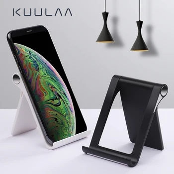 

KUULAA Phone Holder Stand Mobile Smartphone Support Tablet Stand for iPhone Desk Cell Phone Holder Stand Portable Mobile Holder