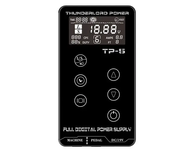 Manooby Татуировка источник питания HURRICAN обновление экрана TP-5 интеллектуальный цифровой ЖК-макияж двойной тату источник питания