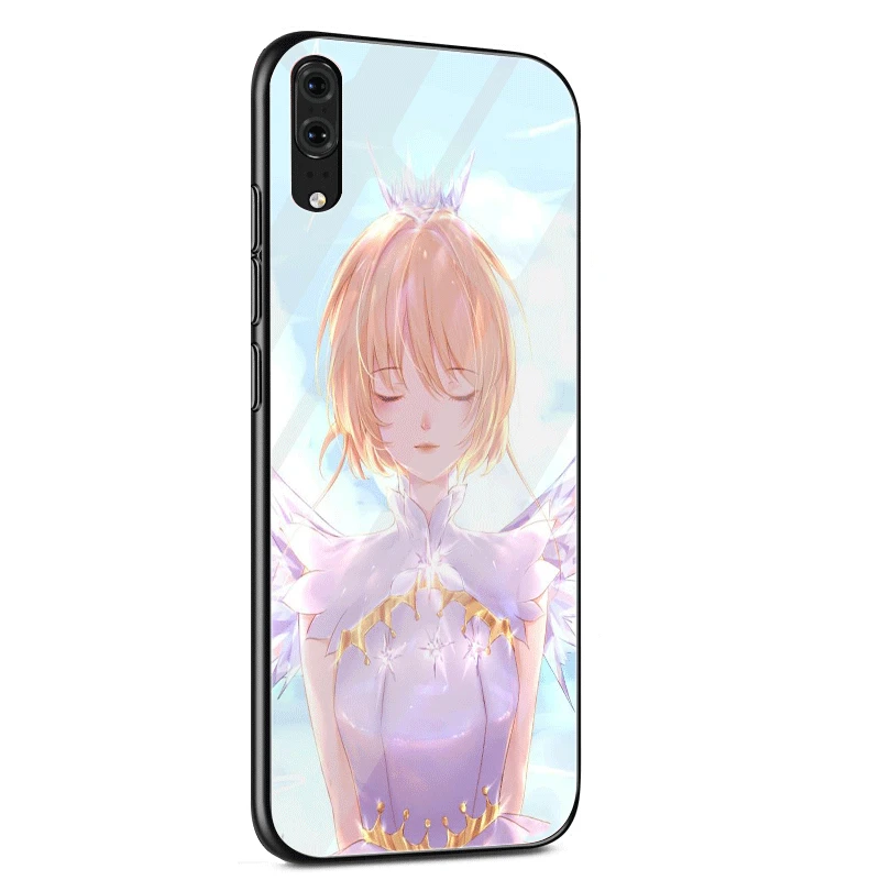 Чехол стекло для huawei P30 P20 P10 Honor 9 10 mate 20 Pro Lite 7A 8X Y9 Y6 P Smart Cover аниме Cardcaptor Sakura - Цвет: G8