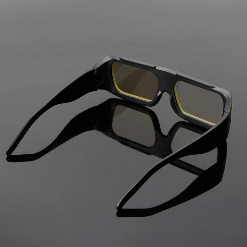 Двухцветная оправа круговой поляризации пассивные 3D стерео очки для реального D 3D ТВ кино 634A