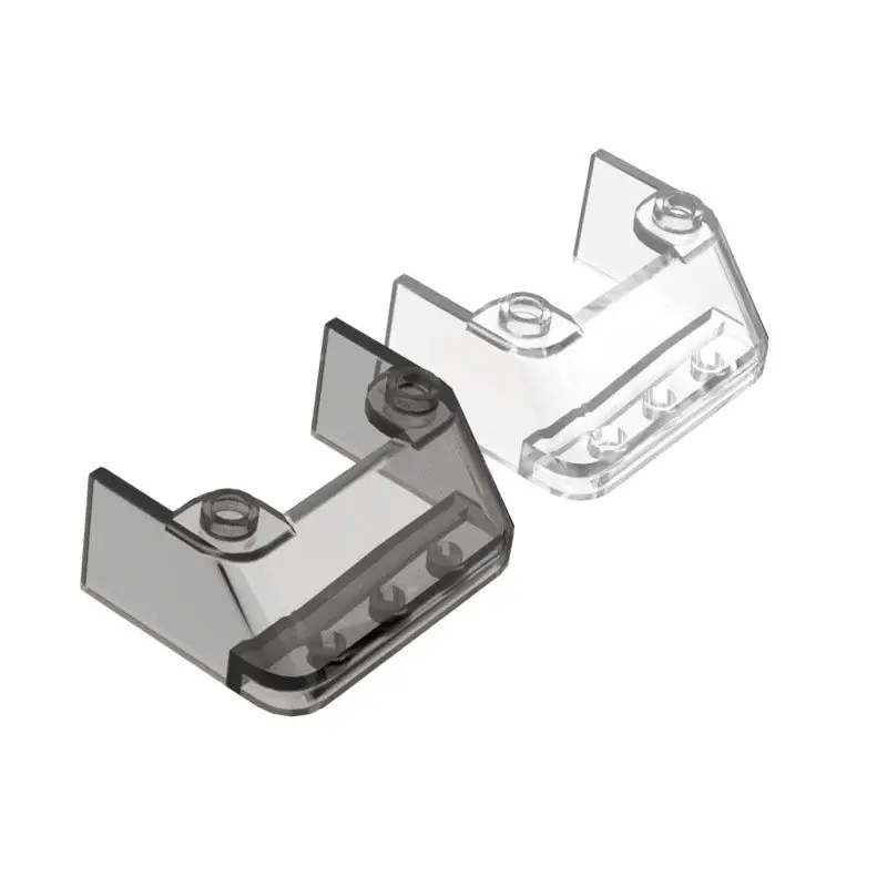 10 шт., конструктор MOC 2437 3x4x (4 слоя), наклонное стекло ldd 2437 для строительных блоков, детали «сделай сам», строительство, рождественский подарок, игрушки