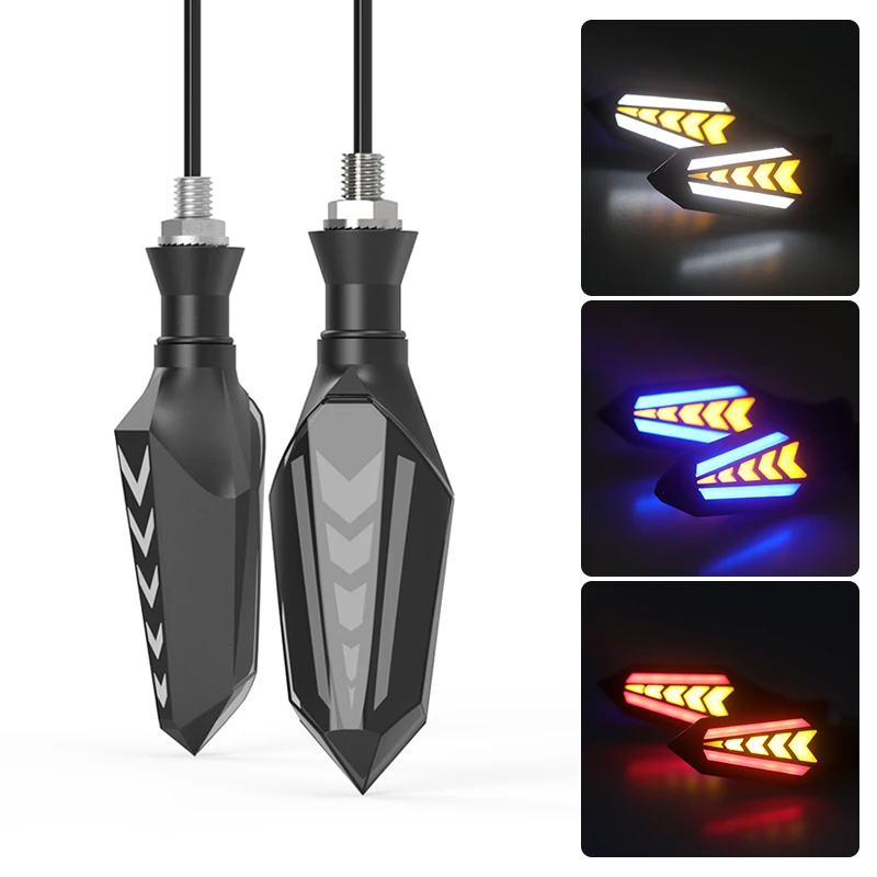 

2pcs Motorcycle Turn Signal Lights Flowing Flicker Led Blinkers for Yamaha fz1 fazer fz8 xj6 fz6 mt-09 FZ-09 mt07 mt-07