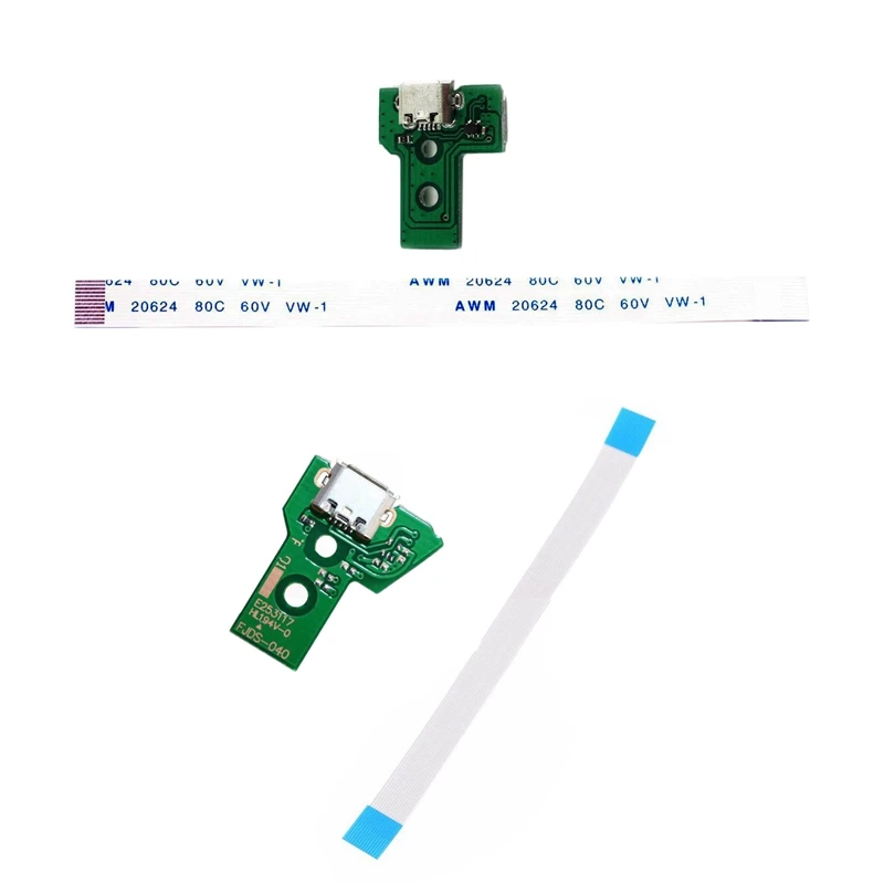 2 комплекта микро-usb порт для зарядки монтажная плата + 12 контактный кабель