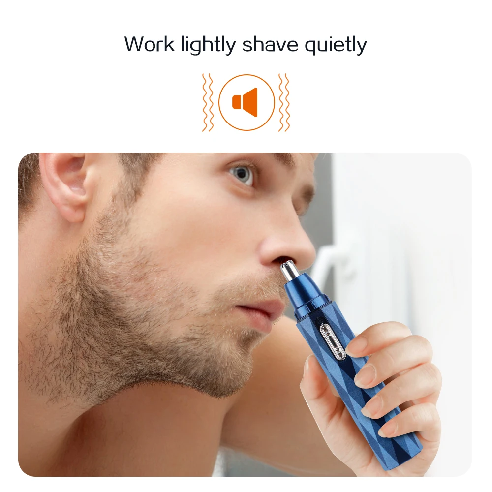 Electric Nose and Ear Hairs Trimmer Rechargeable Beard Razor Clipper