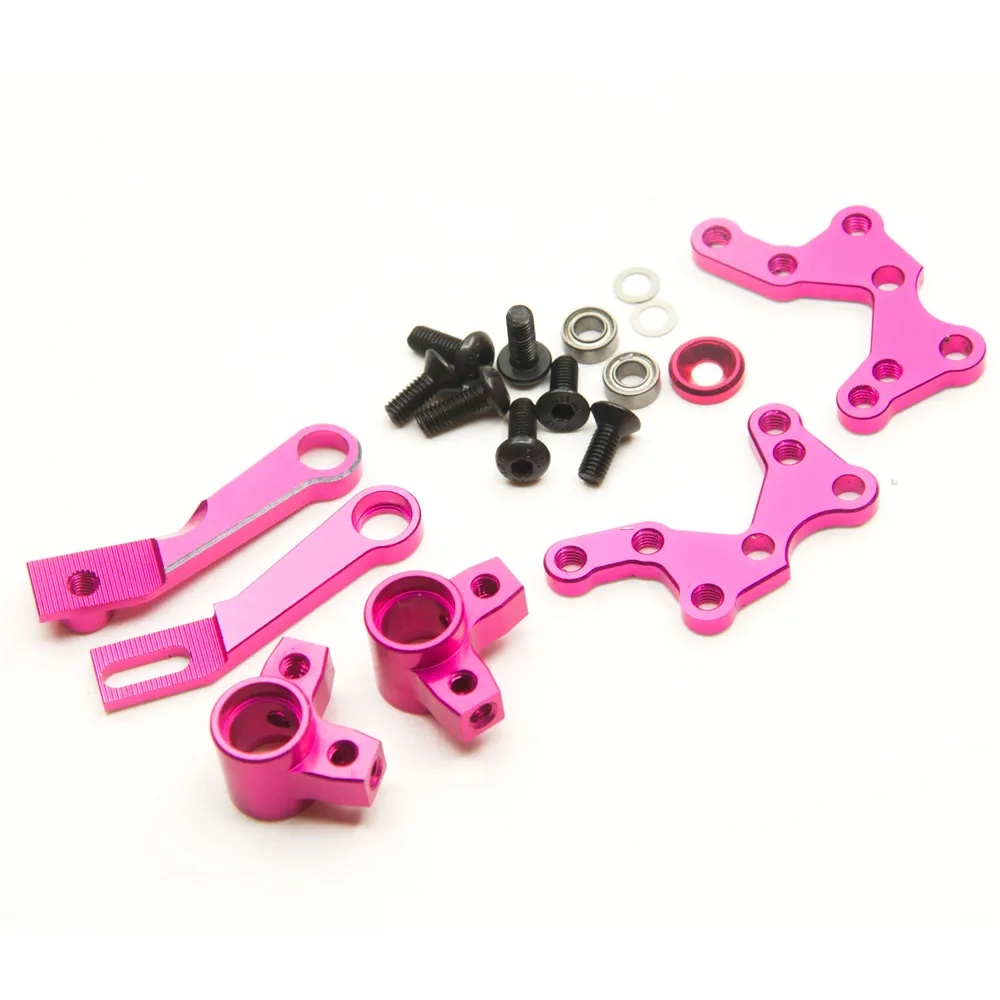 YEAHRUN 1 комплект Алюминиевая Регулируемая Рулевая Система для 1/10 RC Sakura D4 AWD Drift автомобилей