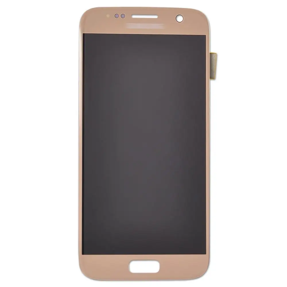 Amoled 5,1 ''для samsung Galaxy S7 G930 G930F G930FD lcd SUPER AMOLED дисплей кодирующий преобразователь сенсорного экрана в сборе Замена