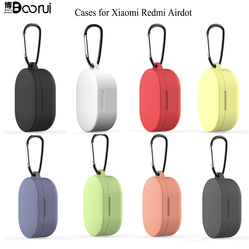 BOORUI for Redmi Airdots Case Silicone With Buckle 2020 new Wireless Protective Cover | Электроника