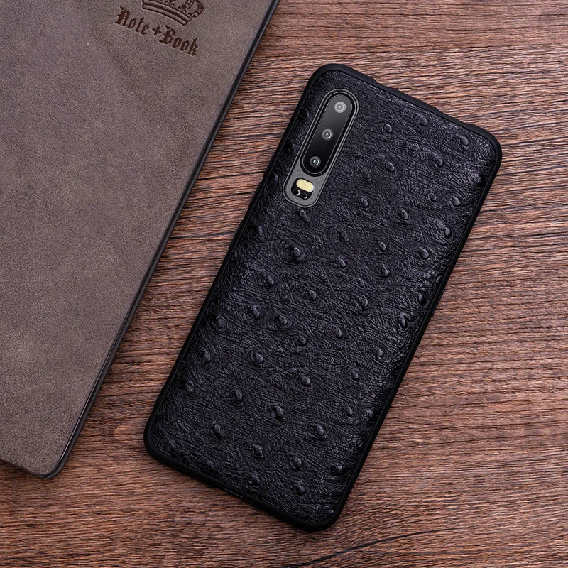 Телефон чехол для Huawei P10 P20 P30 lite mate 10 20 lite Pro Чехол страуса текстурированное покрытие для Honor 8X9 10 чехол