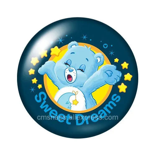 Прекрасный Care Bears стильная футболка с изображением персонажей видеоигр 18 мм кнопки 10 шт, смешанные цвета, круглый стеклянный кабошон стиль для украшение с защелкой - Окраска металла: DB1147-13