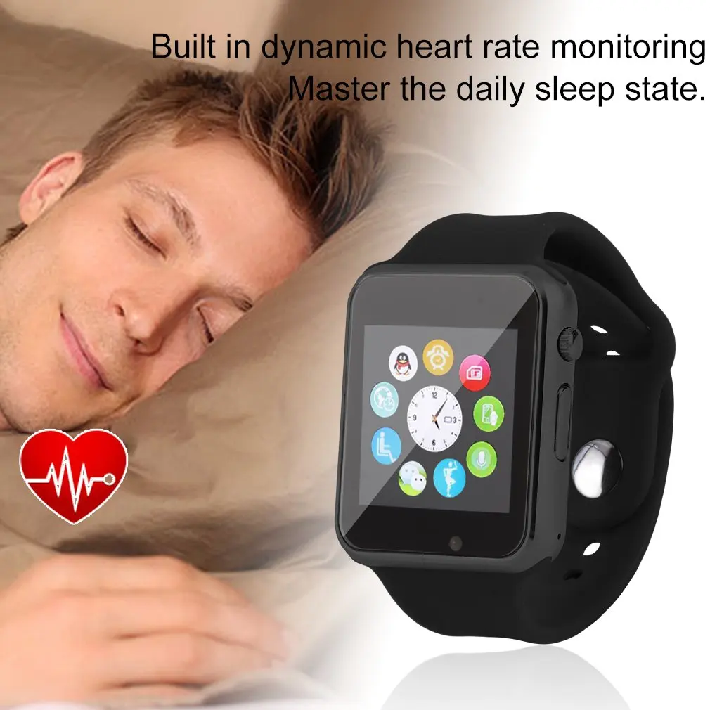 Смарт-часы Smartwatch A1 для мобильного телефона Android, функция подсчета шагов, подключение и синхронизация